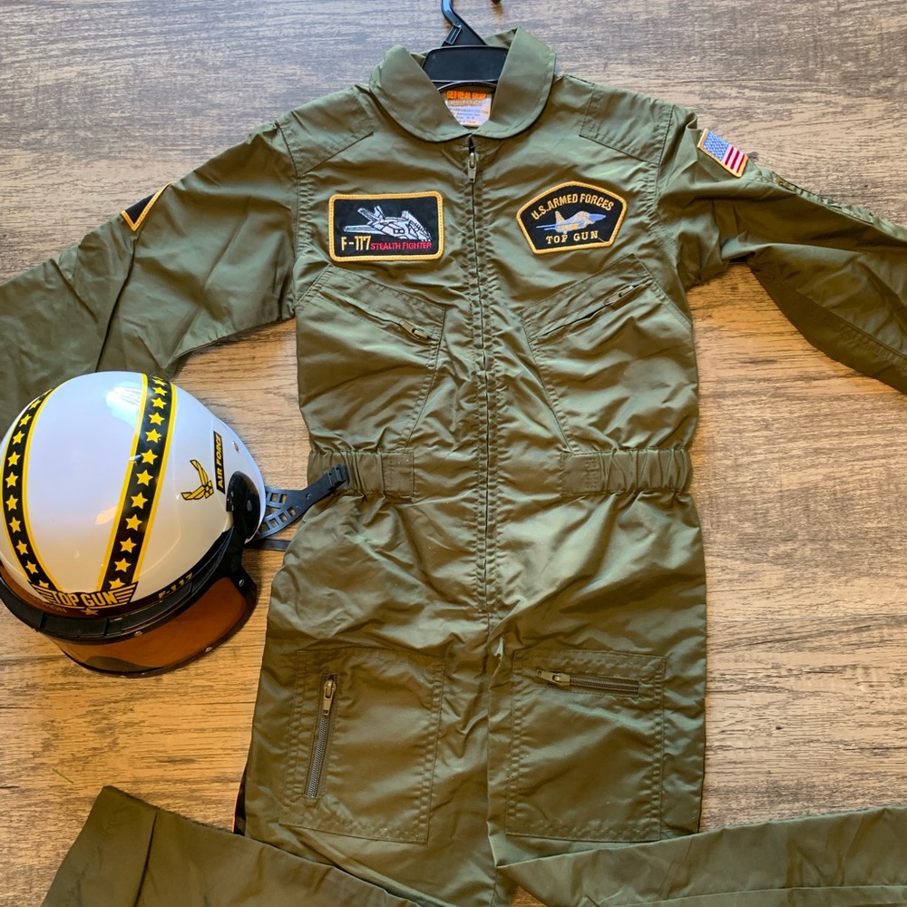 Top Gun Halloween Costume, child size 6-8